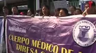 Callao: Médicos realizaron plantón en exteriores del Hospital Daniel Alcides Carrión