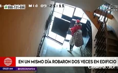 Callao: En un mismo día robaron dos veces en edificio de Bellavista - Noticias de edificio