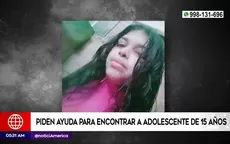 Callao: Piden ayuda para encontrar adolescente de 15 años - Noticias de desaparecida