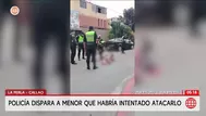 Callao: Policía dispara a menor de 17 años tras intento de ataque