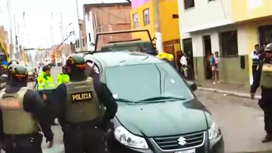 El hecho ocurrió en la cuadra 9 de la calle Áncash. Foto y video: Canal N