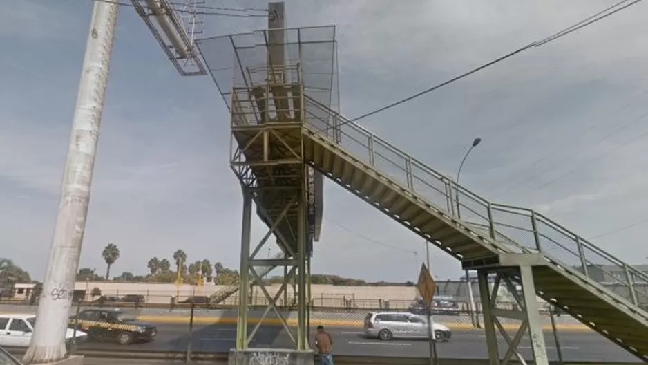 Puente en la avenida Faucett. Foto referencial: StreetView