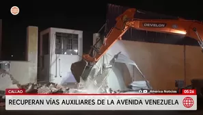 Callao recupera vía en la avenida República de Venezuela. Foto y video: América Noticias