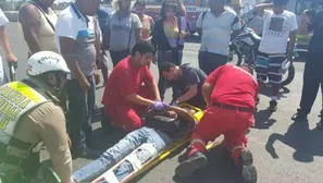 El joven recibió el impacto del vehículo por la parte de atrás. Foto: Referencial/archivo El Comercio