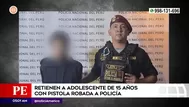 Callao: Retienen a adolescente de 15 años con pistola robada a policía