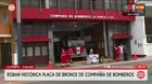 Callao: Roban placa de bronce de bomberos de La Punta