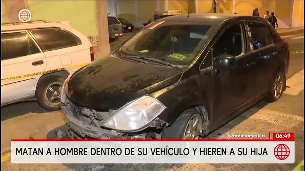 Asesinan a conductor e hieren a su hija en el Callao/ América Noticias Asesinan a conductor e hieren a su hija en el Callao/ América Noticias