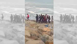 Delincuentes ingresaron al mar del Callao. Video: América TV