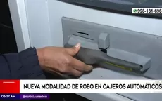Callao: surge una nueva modalidad de robo en cajeros automáticos - Noticias de cajeros