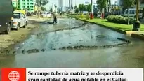 El aniego llegó hasta la Av. Tomás Valle ubicada a unos metros del colapso