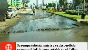 El aniego llegó hasta la Av. Tomás Valle ubicada a unos metros del colapso