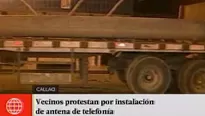 Rechazan instalación de antena.