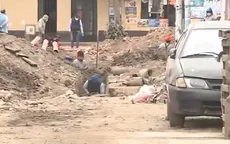 Callao: Vecinos se quejan por obras inconclusas de agua y desagüe  - Noticias de agua