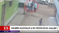 Hombre acuchilló a su vecino.