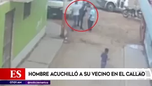 Hombre acuchilló a su vecino.