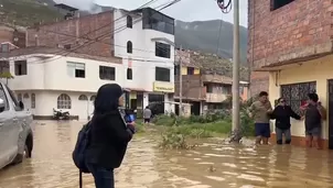 Calles inundadas tras el desborde del río Huallaga en Huánuco. / Video: Canal N