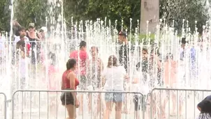 Sepa cómo refrescarse ante la ola de calor en la capital - Foto y video: América Noticias