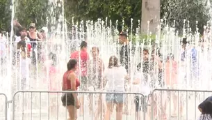 Sepa cómo refrescarse ante la ola de calor en la capital - Foto y video: América Noticias