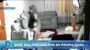 Cámaras captan a niñera maltratando a un bebé de 7 meses/ Video y Foto: América TV