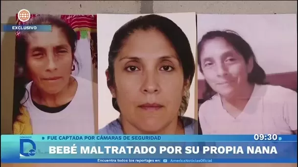 Josefa Gonzales Cárdenas, fue captada agrediendo físicamente a un bebé / América TV