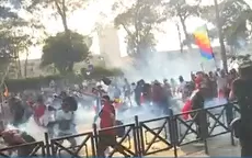 Municipalidad de Lima: Cámaras de seguridad registraron el accionar de los manifestantes - Noticias de lima
