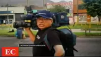 Rubén Vera, camarógrafo de América Noticias. Foto: América Noticias