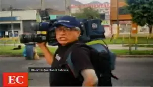 Rubén Vera, camarógrafo de América Noticias. Foto: América Noticias