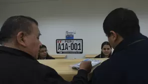 Cambio de placas: este es el cronograma para autos particulares. Foto y video: Canal N