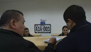 Cambio de placas: este es el cronograma para autos particulares. Foto y video: Canal N