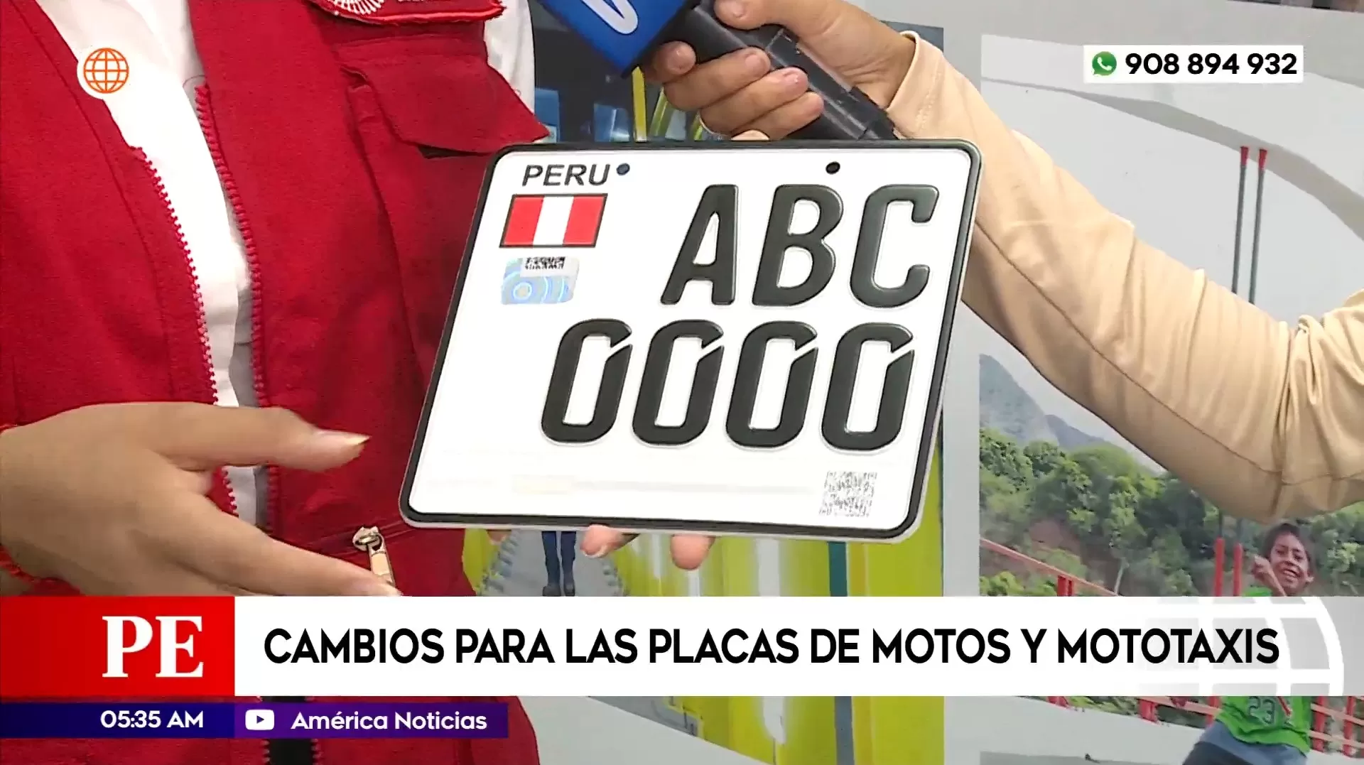 Cambios para las placas de motos y mototaxis. Foto: América Noticias