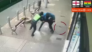 Un cambista fue baleado durante un asalto dentro de la iglesia La Merced en el Centro de Lima./ Video: Canal N