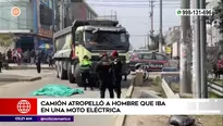 Accidente de tránsito en San Juan de Lurigancho. Foto y video: América Noticias