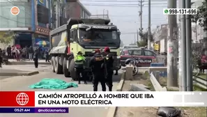 Accidente de tránsito en San Juan de Lurigancho. Foto y video: América Noticias