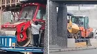 Camión golpea otra vez el puente Bajada de Baños en Barranco