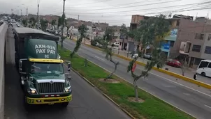 Piden circular de noche por cierre de la Morales Duárez. Foto y video: Canal N/Andina