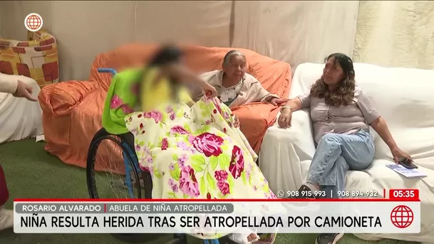 Camioneta atropella a una niña de 8 años en Ventanilla. Foto: América Noticias Camioneta atropella a una niña de 8 años en Ventanilla. Foto: América Noticias