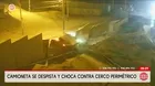 Camioneta se despista y choca en Los Jardines de Ventanilla