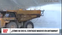 Ocurrió en el campamento de Antamina. Foto: Cuarto Poder