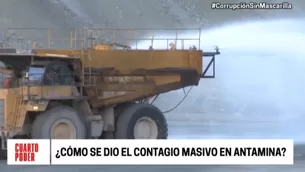 Ocurrió en el campamento de Antamina. Foto: Cuarto Poder