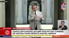 Canciller chileno aclaró que no hay turismo de vacuna como lo dijo Manuel Merino