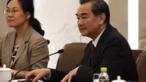 Canciller chino Wang Yi. Foto: AFP