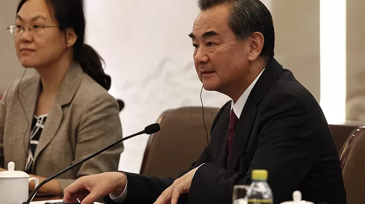 Canciller chino Wang Yi. Foto: AFP Canciller chino Wang Yi. Foto: AFP
