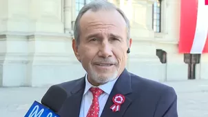 El ministro de Relaciones Exteriores, Elmer Schialer, calificó el mensaje a la Nación de Dina Boluarte como un recuento completo y necesario de su gestión. Video: Canal N