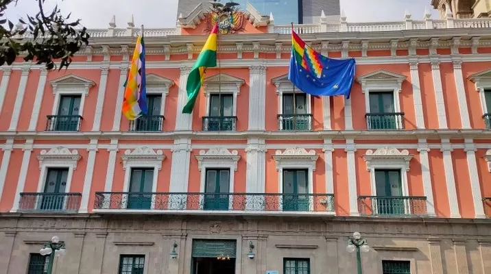 Palacio de Gobierno de Bolivia / Foto: Twitter Palacio de Gobierno de Bolivia / Foto: Twitter