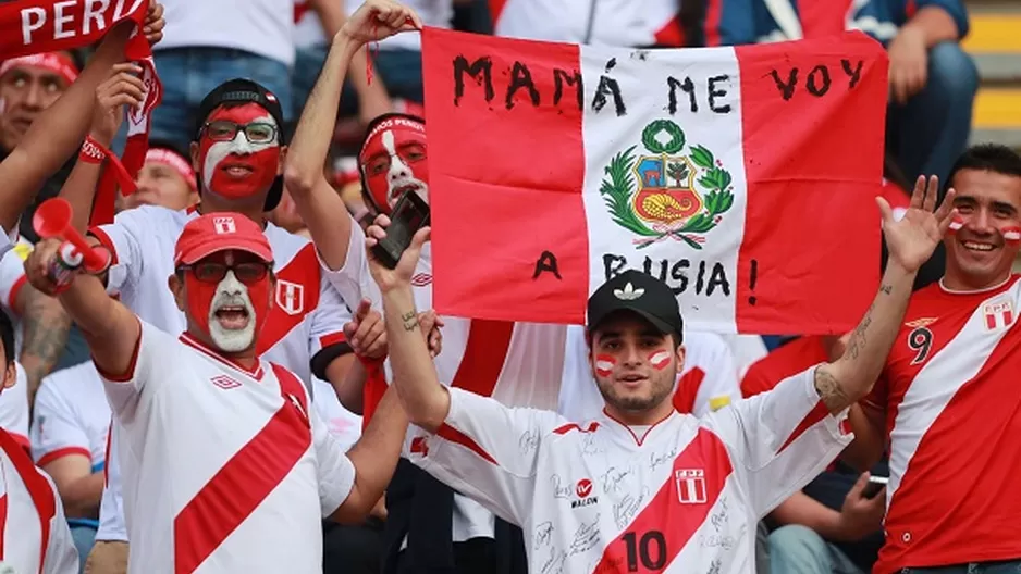 Hinchas peruanos. Foto: Andina