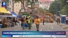 Cancillería busca a cuatro peruanos desaparecidos en Venezuela tras terremotos