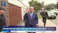 Cancillería nombra a Raúl Diez Canseco asesor de alto nivel por visita del papa León XIV