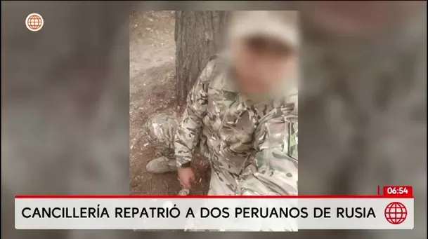 La Cancillería del Perú repatrió a dos peruanos que combatieron en el conflicto armado entre Rusia y Ucrania./ América Noticias La Cancillería del Perú repatrió a dos peruanos que combatieron en el conflicto armado entre Rusia y Ucrania./ América Noticias