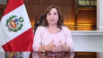 Dina Boluarte, presidenta de la República del Perú. Video: Canal N / Foto: Andina