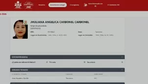 Jhuliana Carbonel, candidata a diputada del partido de Roberto Sánchez, figura en la investigación por presunta organización criminal y cobro de cupos en la Municipalidad de La Victoria. / Video: Canal N